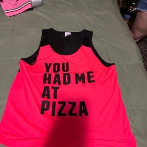 VS Pink mesh workout tank